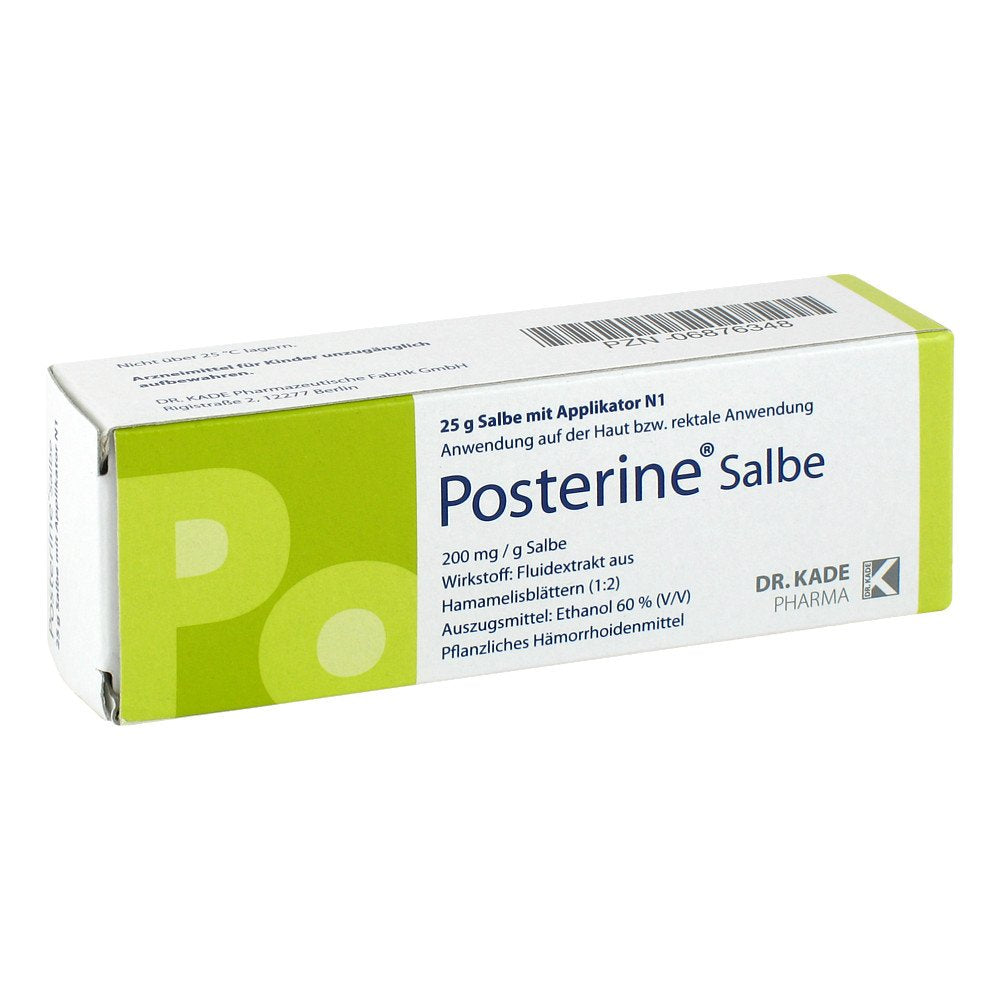 Das Produktfoto zeigt Posterine Salbe (25 g) PZN 06876348