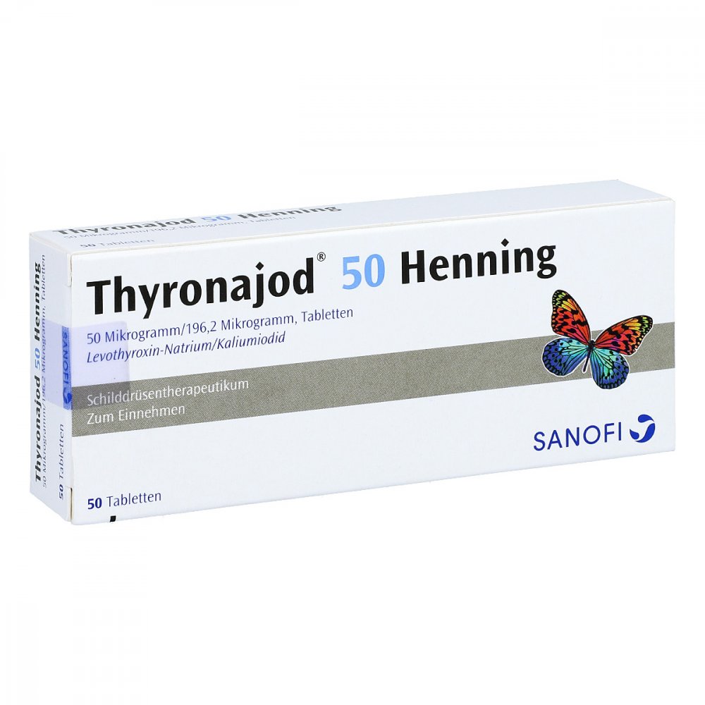 Thyronajod 50 Henning Tabletten (50 stk)