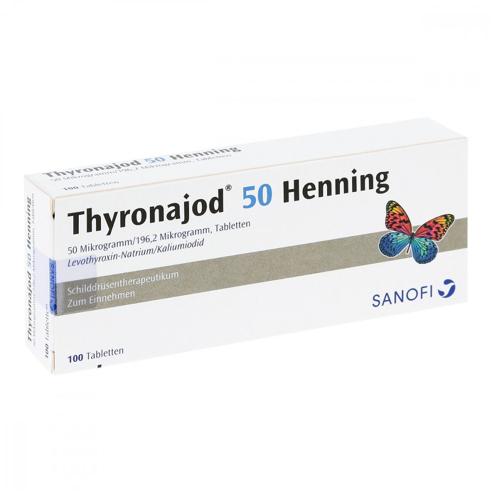 Thyronajod 50 Henning Tabletten (100 stk)