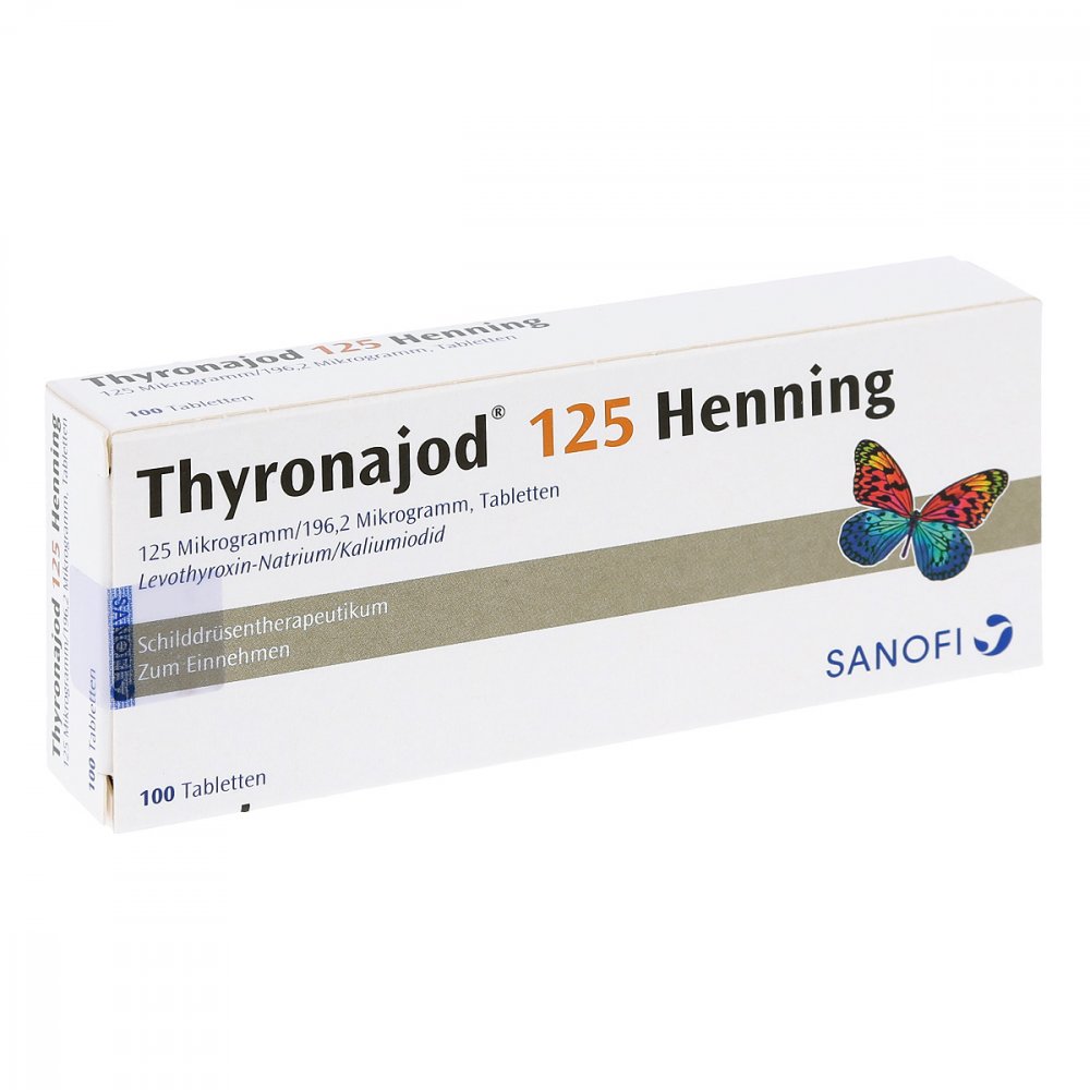 Thyronajod 125 Henning Tabletten (100 stk)