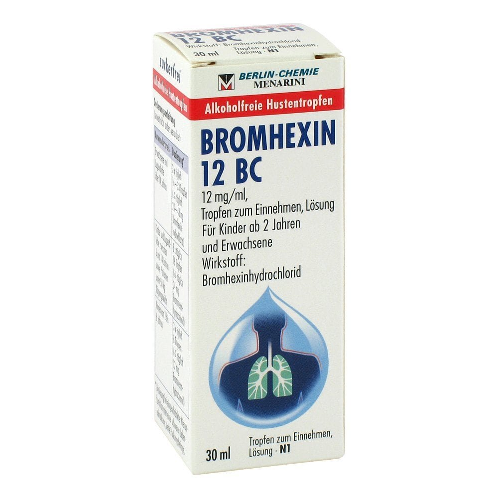 Bromhexin 12 Bc Tropfen Zum Einnehmen (30 ml)