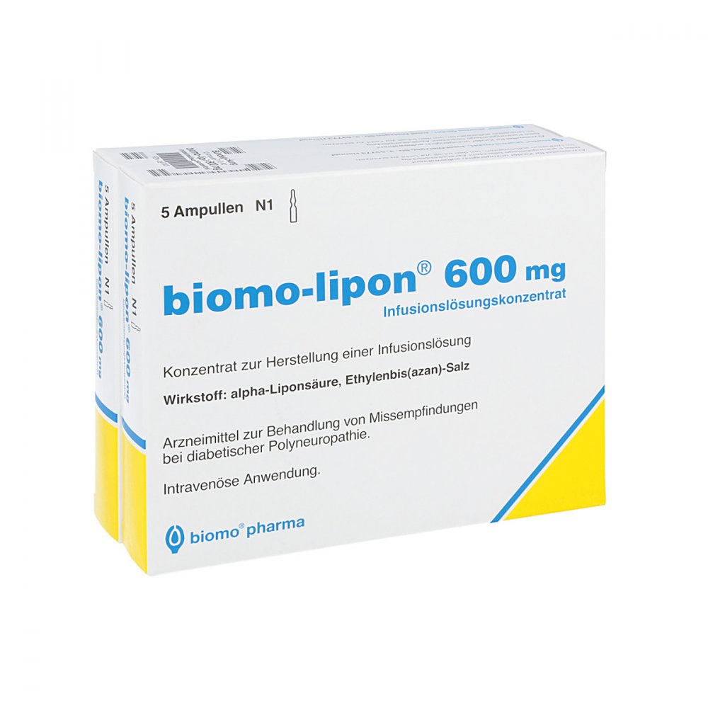 Biomo-Lipon 600 Mg Ampullen (10 stk)