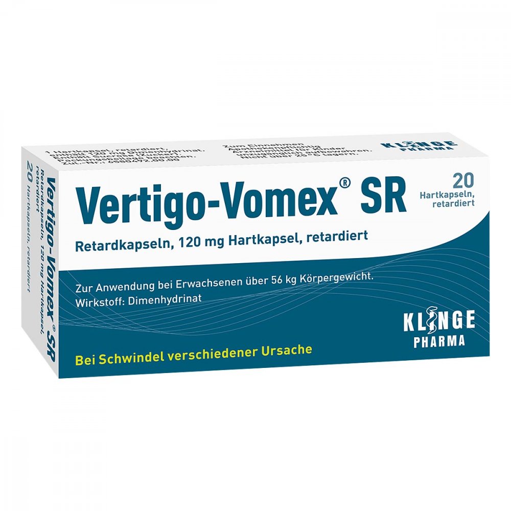Vertigo-Vomex Sr Retardkapseln (20 stk)
