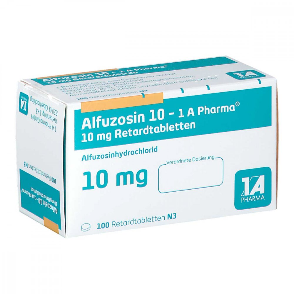 Alfuzosin 10 Mg-1a Pharma Retardtabletten (100 stk)