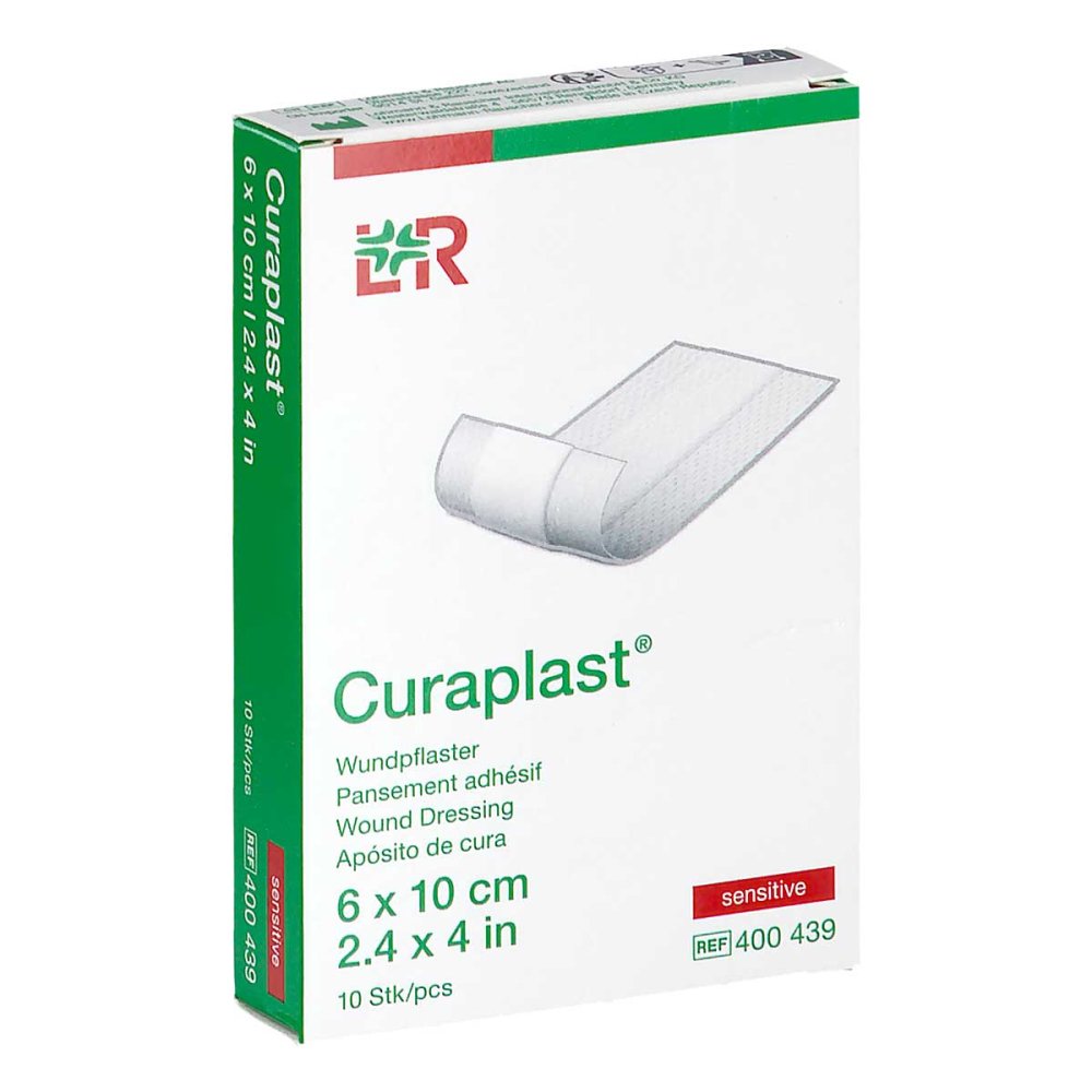Curaplast Wundschnellverb.Sensitiv 6x10 Cm 1 M (10 stk)