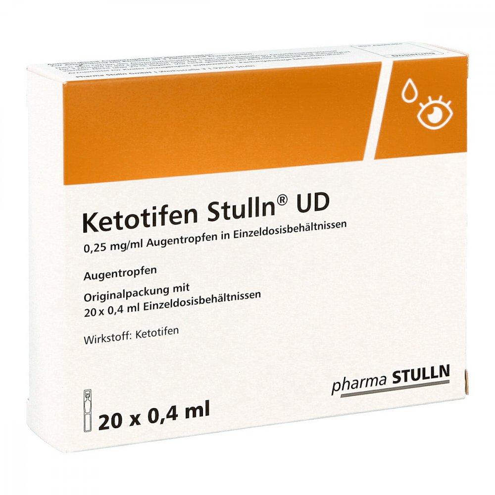 Ketotifen Stulln Ud Augentropfen Einzeldosispip. (20X0.4 ml)