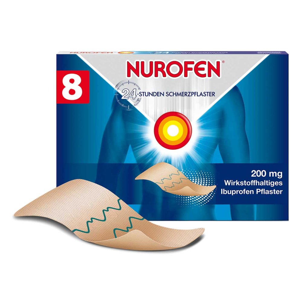 Nurofen 24-Stunden Schmerzpflaster 200 Mg (8 stk)
