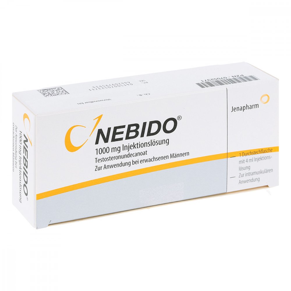 Nebido 1000 Mg Injektionslösung Durchstechflasche (1 stk)