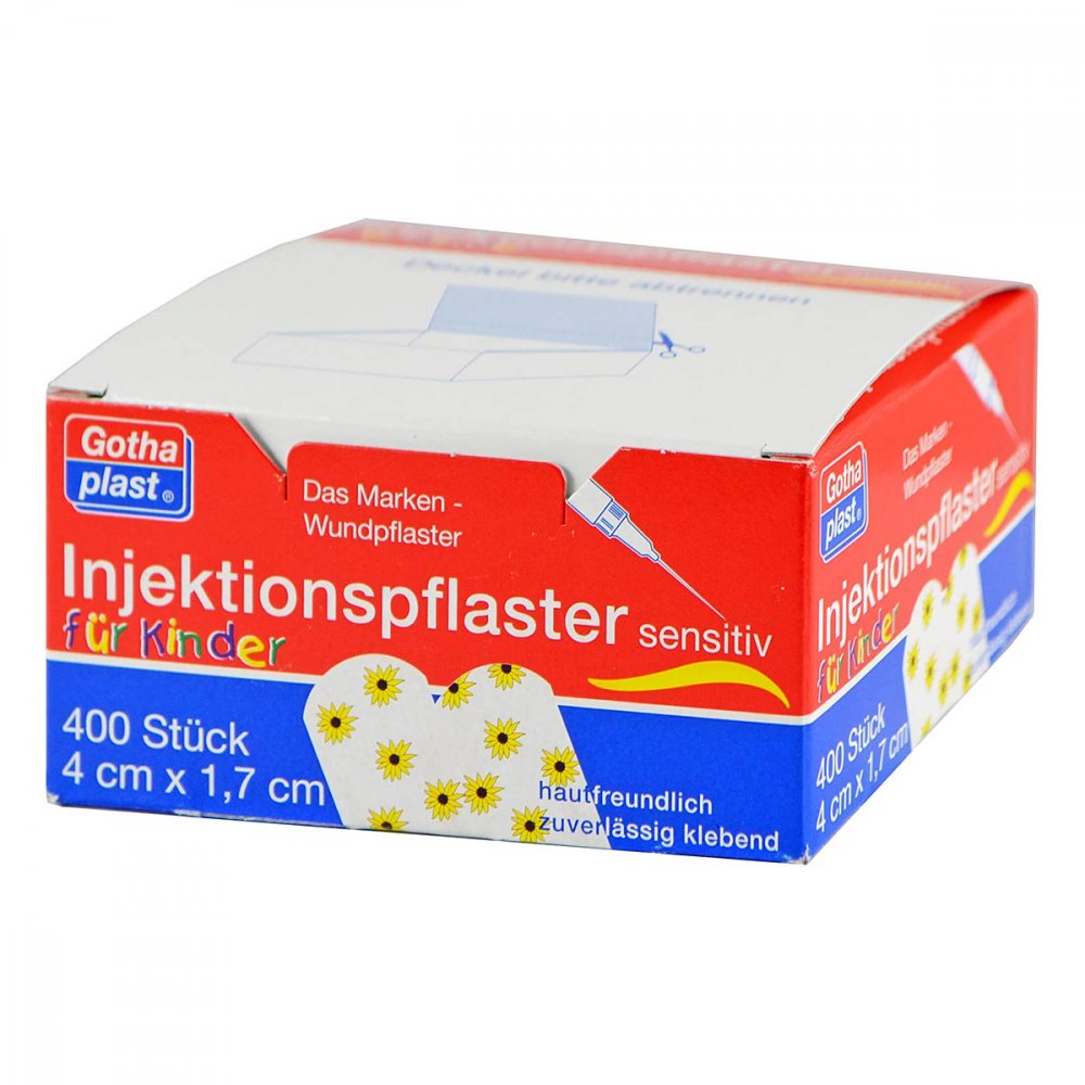 Das Produktfoto zeigt Gothaplast Injektionspfl.Kinder Blume 1,7x4 Cm (400 stk) PZN 07118851