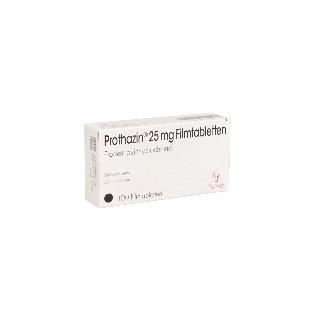 Das Produktfoto zeigt Prothazin Filmtabletten (100 stk) PZN 07192416