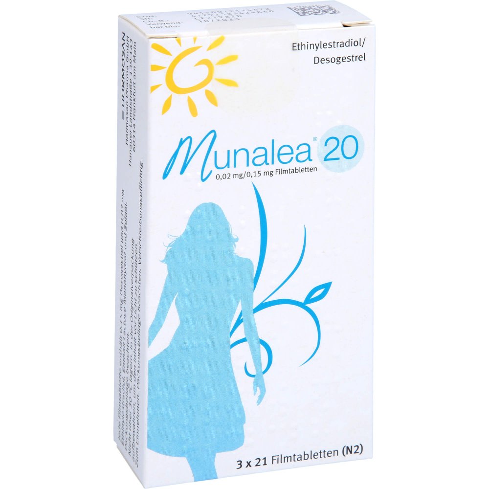 Munalea 20 0,02mg/0,15mg Filmtabletten (3X21 stk)