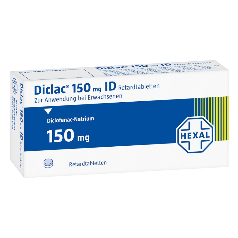 Diclac 150 Id Retardtabletten (20 stk)