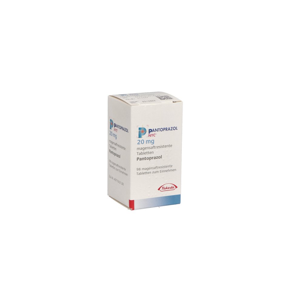 Pantoprazol Nyc 20 Mg Magensaftres.Tabletten (98 stk)
