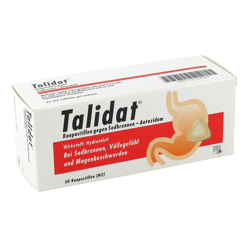 Talidat Kaupastillen Gegen Sodbrennen (50 stk)