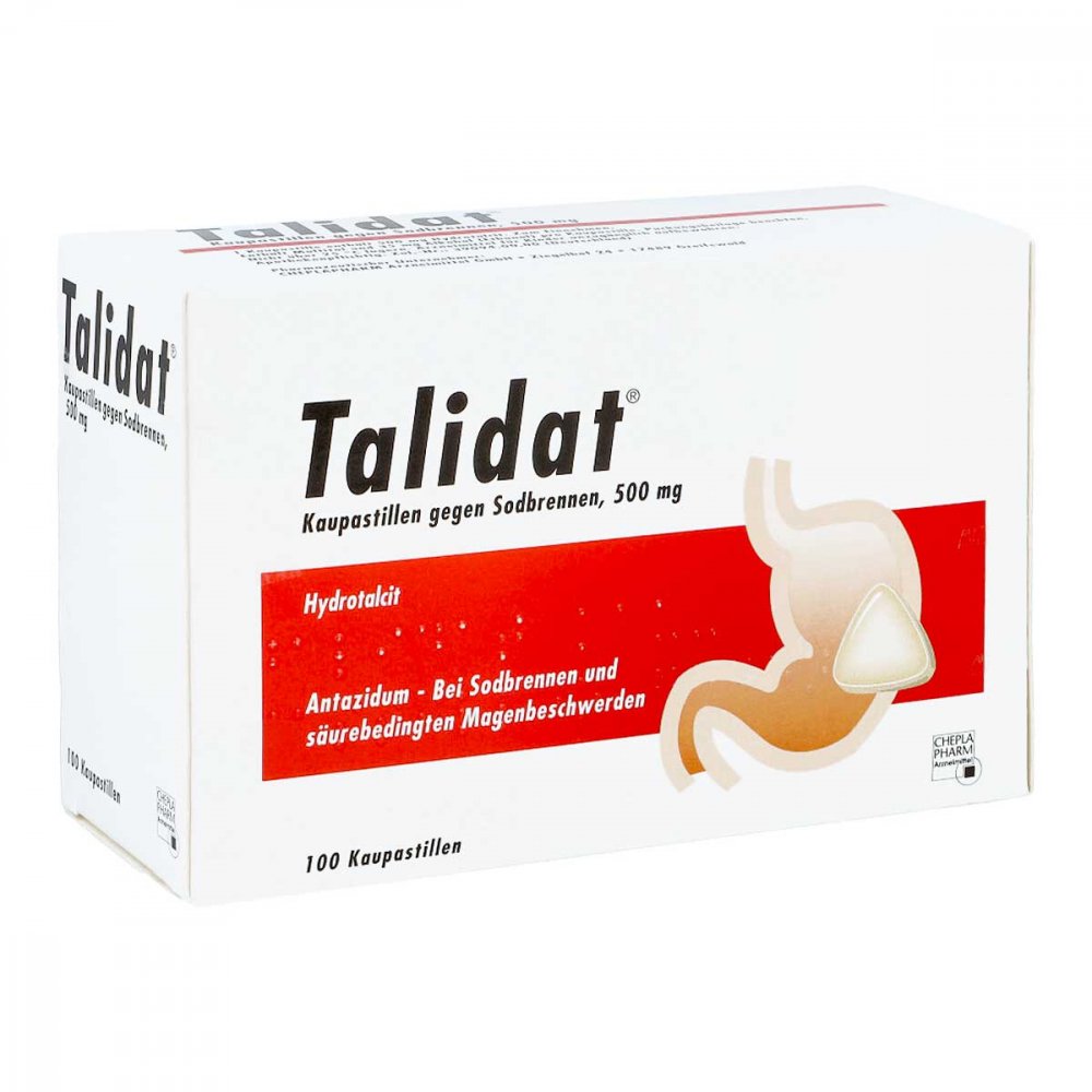 Talidat Kaupastillen Gegen Sodbrennen (100 stk)
