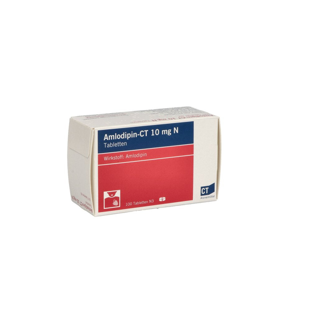 Das Produktfoto zeigt Amlodipin-Ct 10 Mg N Tabletten (100 stk) PZN 07280965