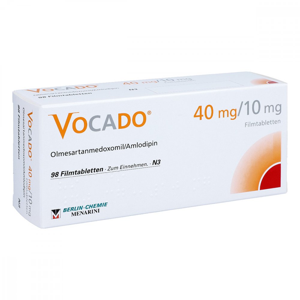 Vocado 40 Mg/10 Mg Filmtabletten (98 stk)