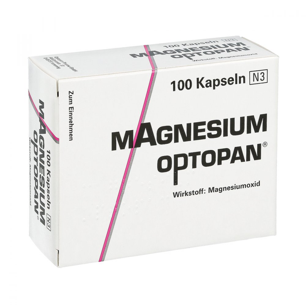 Magnesium Optopan Kapseln (100 stk)