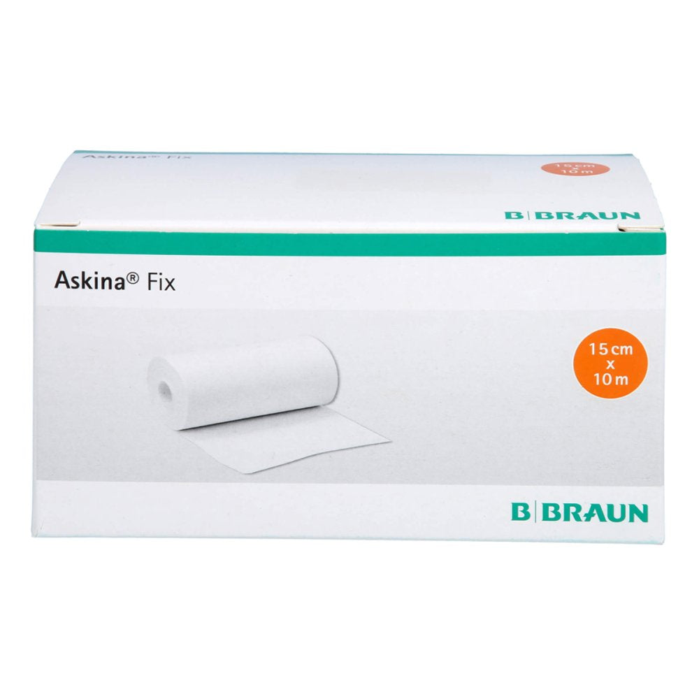 Das Produktfoto zeigt Askina Fix Fixiervlies 15 Cmx10 M Hypoallergen (1 stk) PZN 07412303