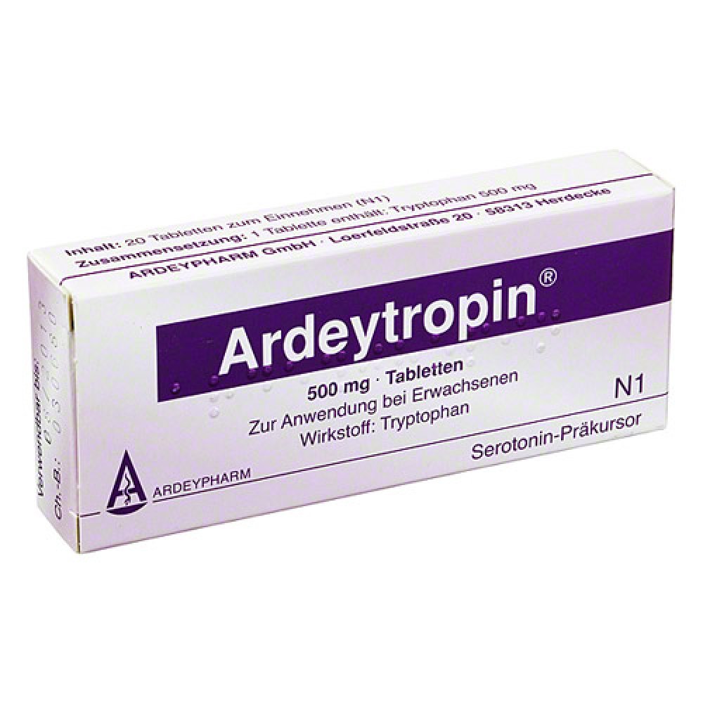 Das Produktfoto zeigt Ardeytropin Tabletten (20 stk) PZN 07422721