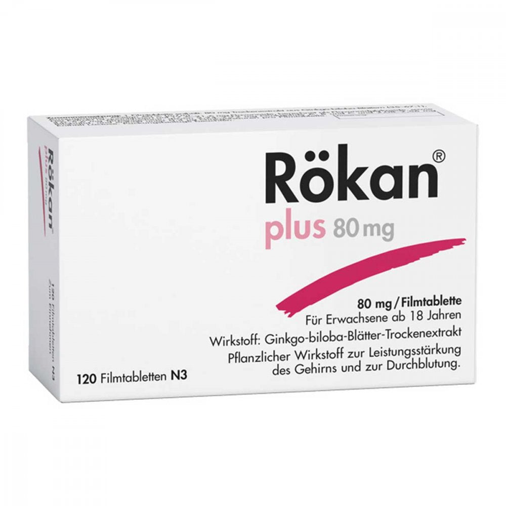 Rökan Plus 80 Mg Filmtabletten (120 stk)