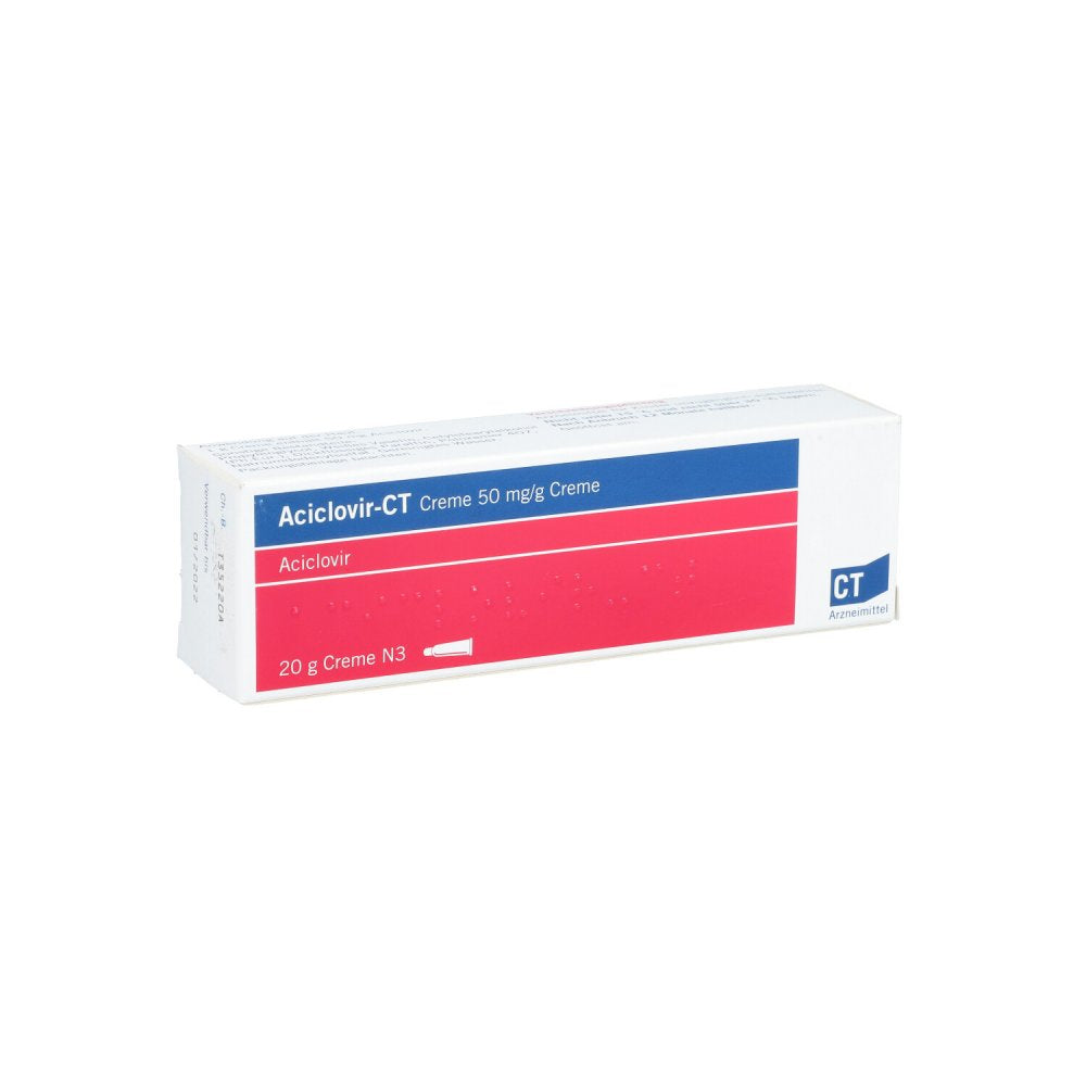 Das Produktfoto zeigt Aciclovir-Ct Creme (20 g) PZN 07461282