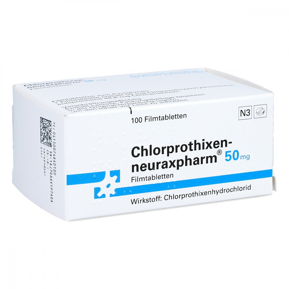 Chlorprothixen-Neuraxpharm 50 Mg Filmtabletten (100 stk)