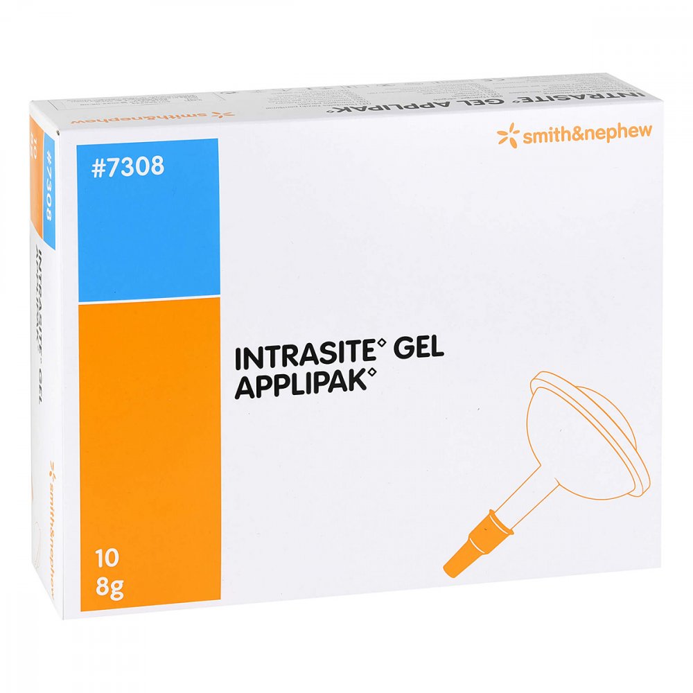 Das Produktfoto zeigt Intrasite Gel Hydrogel Wundreiniger (10X8 g) PZN 07537252