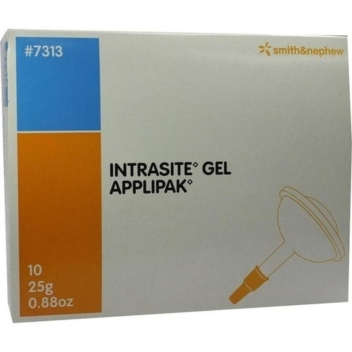 Das Produktfoto zeigt Intrasite Gel Hydrogel Wundreiniger (10X25 g) PZN 07537275
