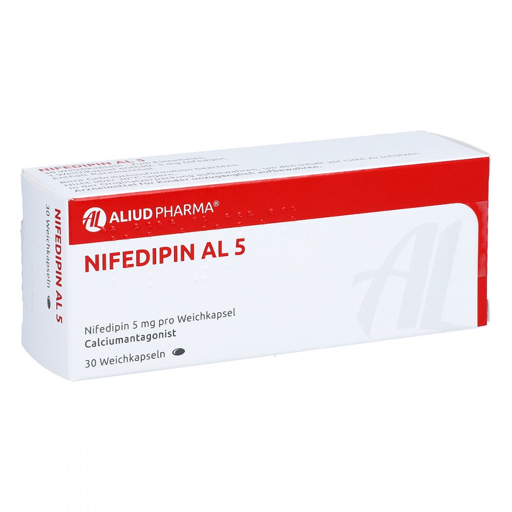 Nifedipin Al 5 Weichkapseln (30 stk)