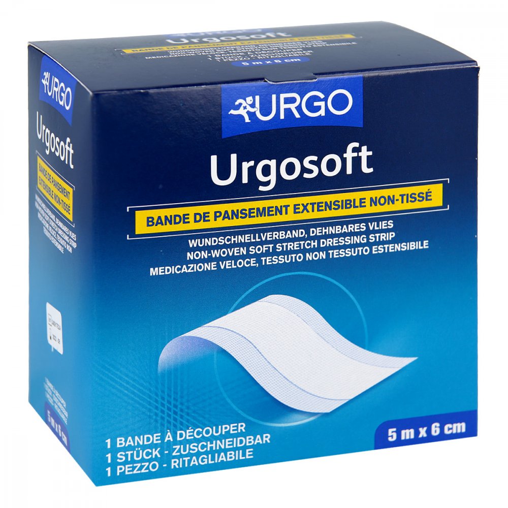 Das Produktfoto zeigt Urgosoft Pflaster 6 Cmx5 M Spender (1 stk) PZN 07563290