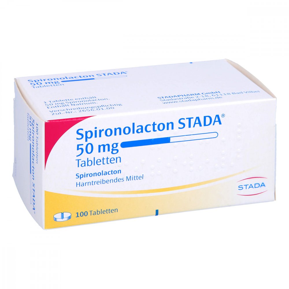 Spironolacton Stada 50 Mg Tabletten (100 stk)