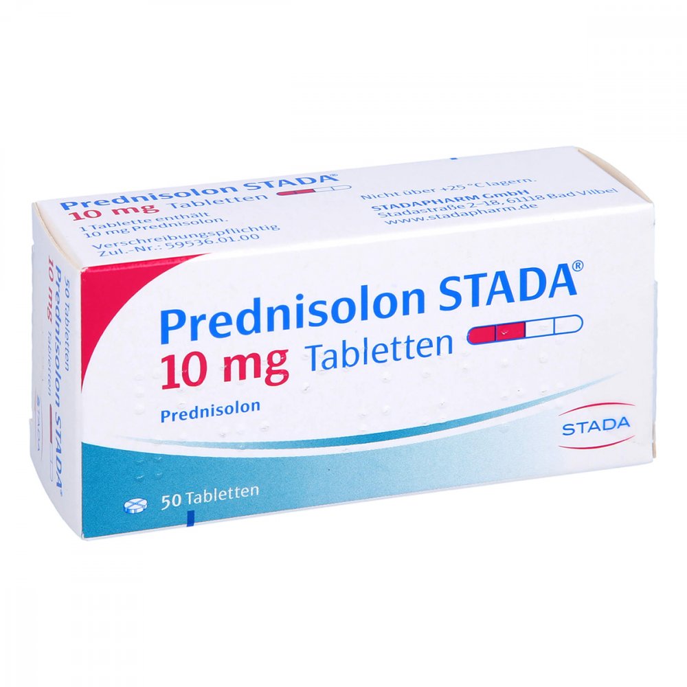 Das Produktfoto zeigt Prednisolon Stada 10 Mg Tabletten (50 stk) PZN 07626004