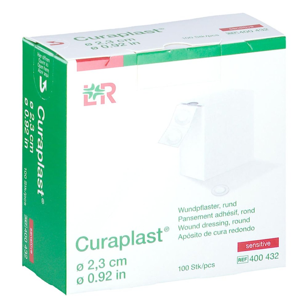 Curaplast Strips Sensitiv Rund 23 Mm (100 stk)