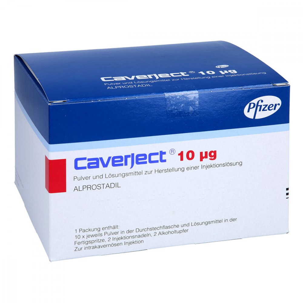 Caverject 10 Μg Plv.U.Lsm.Z.H.E.Injektionslsg. (10 stk)