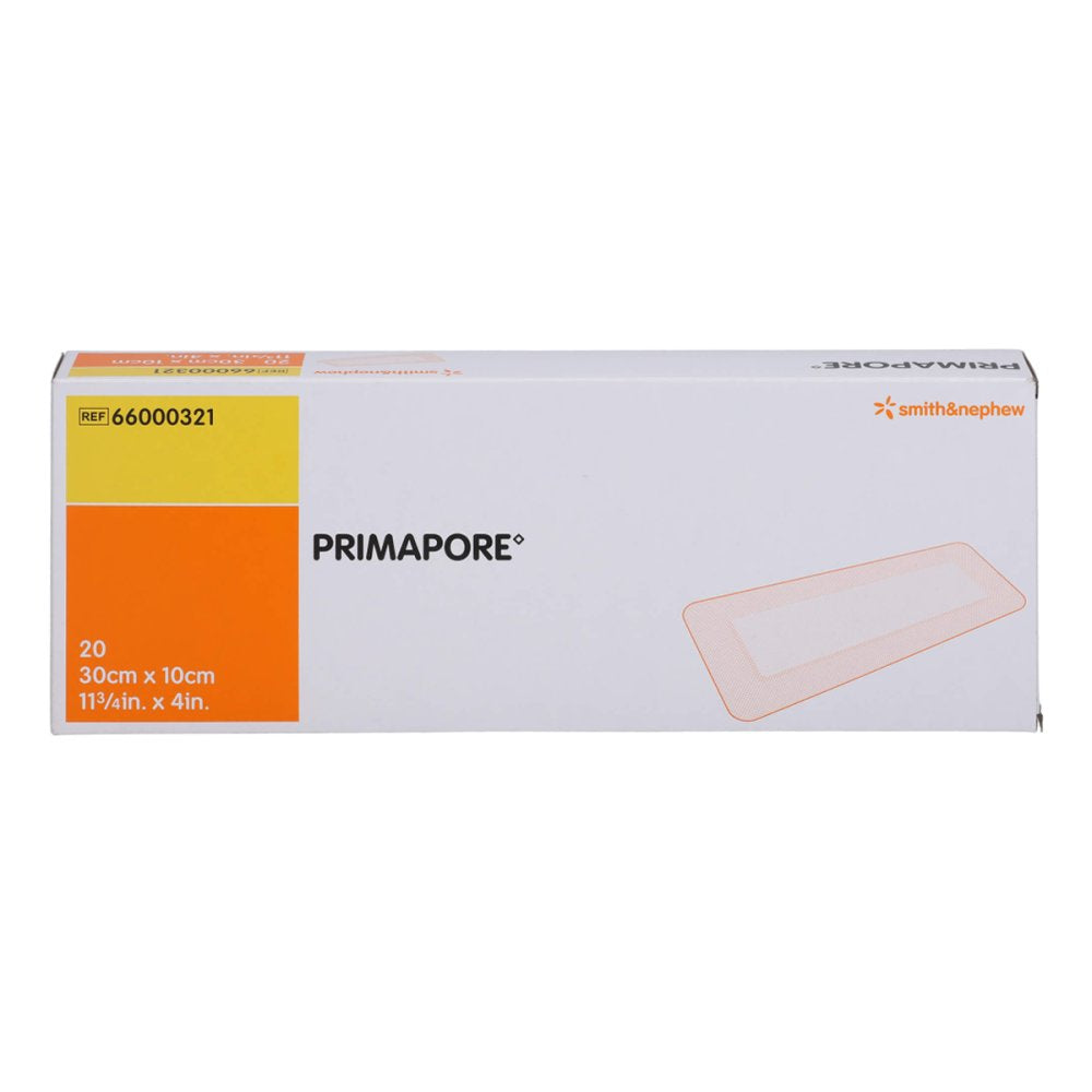 Das Produktfoto zeigt Primapore 10x30 Cm Wundverband Steril (20 stk) PZN 07738890