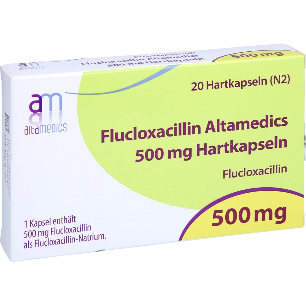 Flucloxacillin Altamedics 500 Mg Hartkapseln (20 stk)
