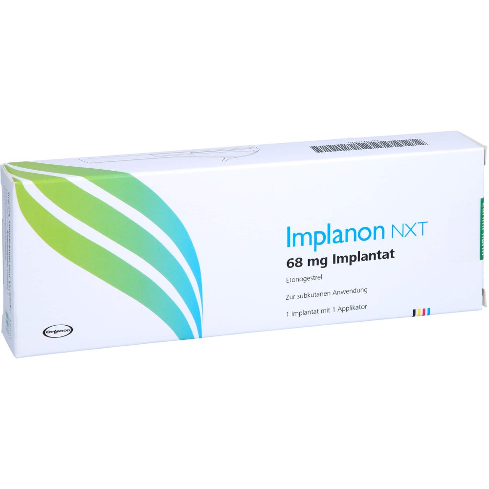 Das Produktfoto zeigt Implanon Nxt 68mg Implantat Z.Subkutanen Anwendung (1 stk) PZN 07773165