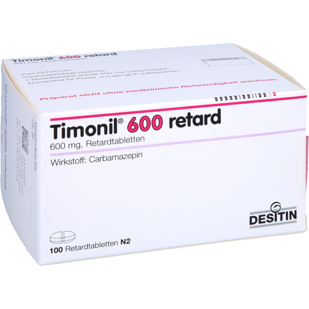 Das Produktfoto zeigt Timonil 600 Retard Tabl. (100 stk) PZN 07789120