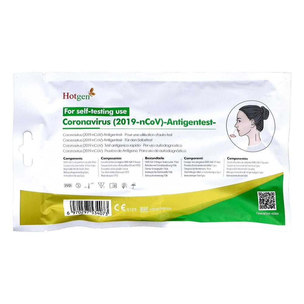 Das Produktfoto zeigt Laientest Hotgen Novel Coronavirus 2019-nCov (1 stk) PZN 08101328