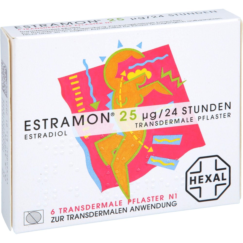 Estramon 25 Μg/24 Stunden Transdermale Pflaster (6 stk)
