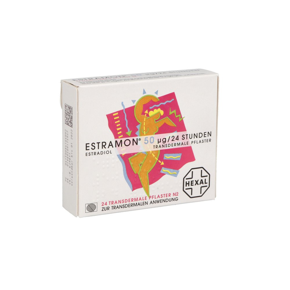 Estramon 50 Μg/24 Stunden Transdermale Pflaster (24 stk)