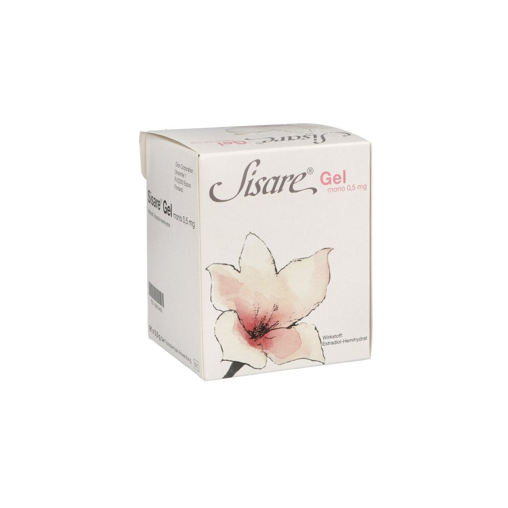 Das Produktfoto zeigt Sisare Gel Mono 0,5 Mg (91X0.5 g) PZN 08424403