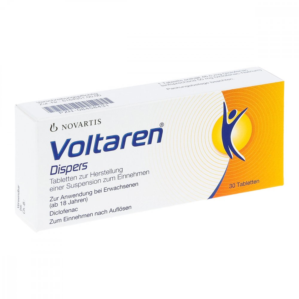 Voltaren Dispers Tabl.Z.Herst.E.Susp.Z.Einnehmen (30 stk)