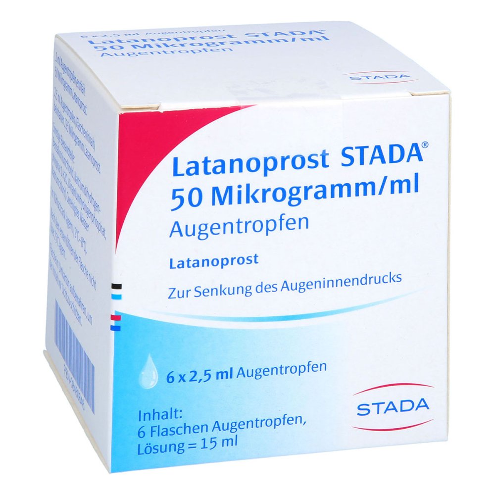 Latanoprost Stada 50 Mikrogramm/Ml Augentropfen (6X2.5 ml)
