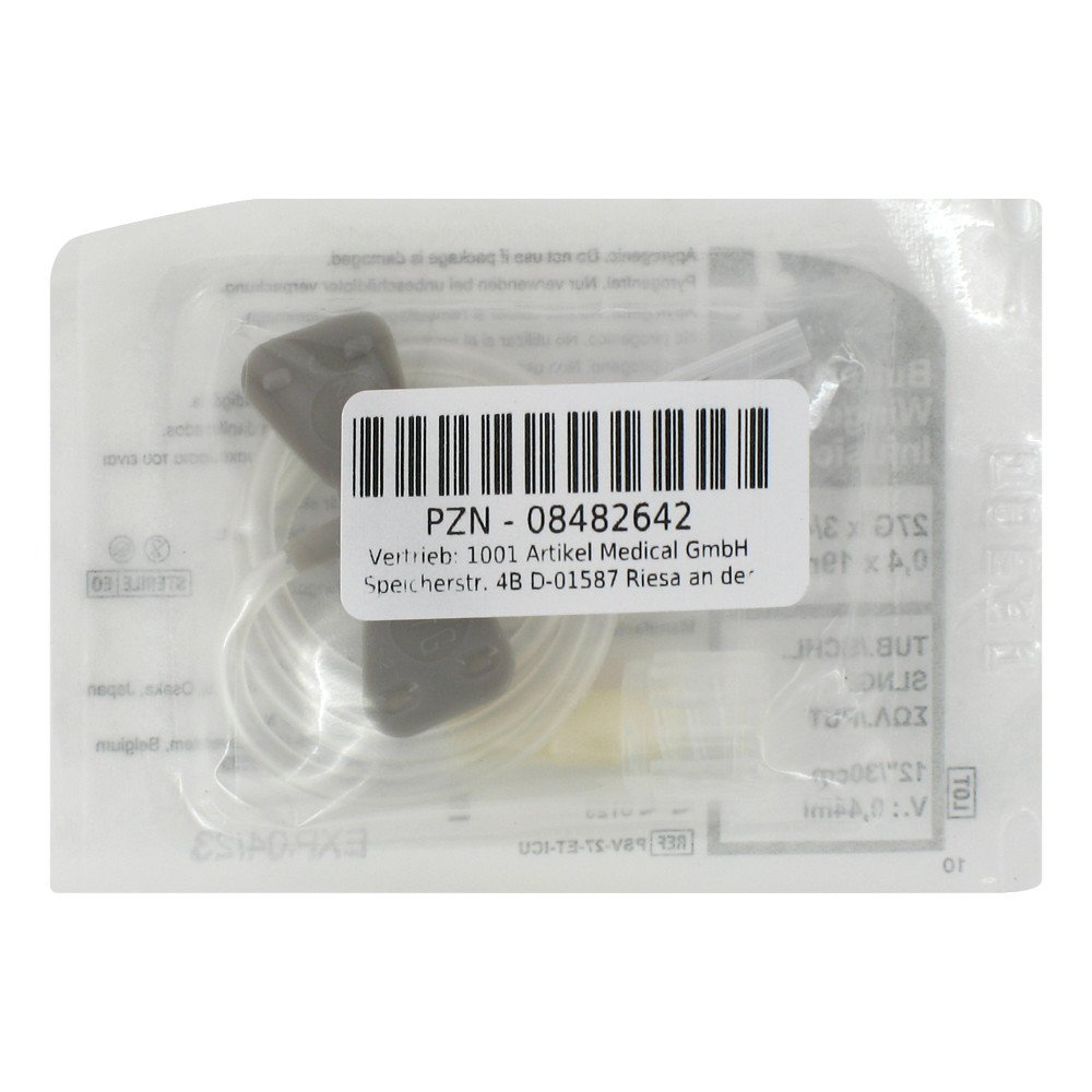 Butterfly Infusionszubehör 27 G Grau (1 stk)
