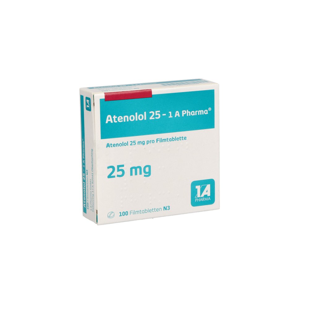 Atenolol 25-1a Pharma Filmtabletten (100 stk)