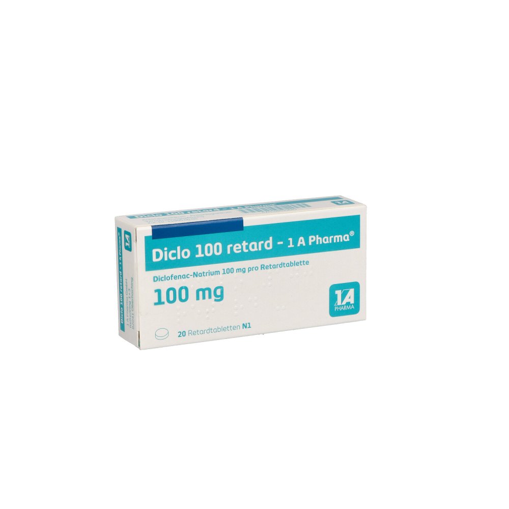 Diclo 100 Retard-1a Pharma Retardtabletten (20 stk)