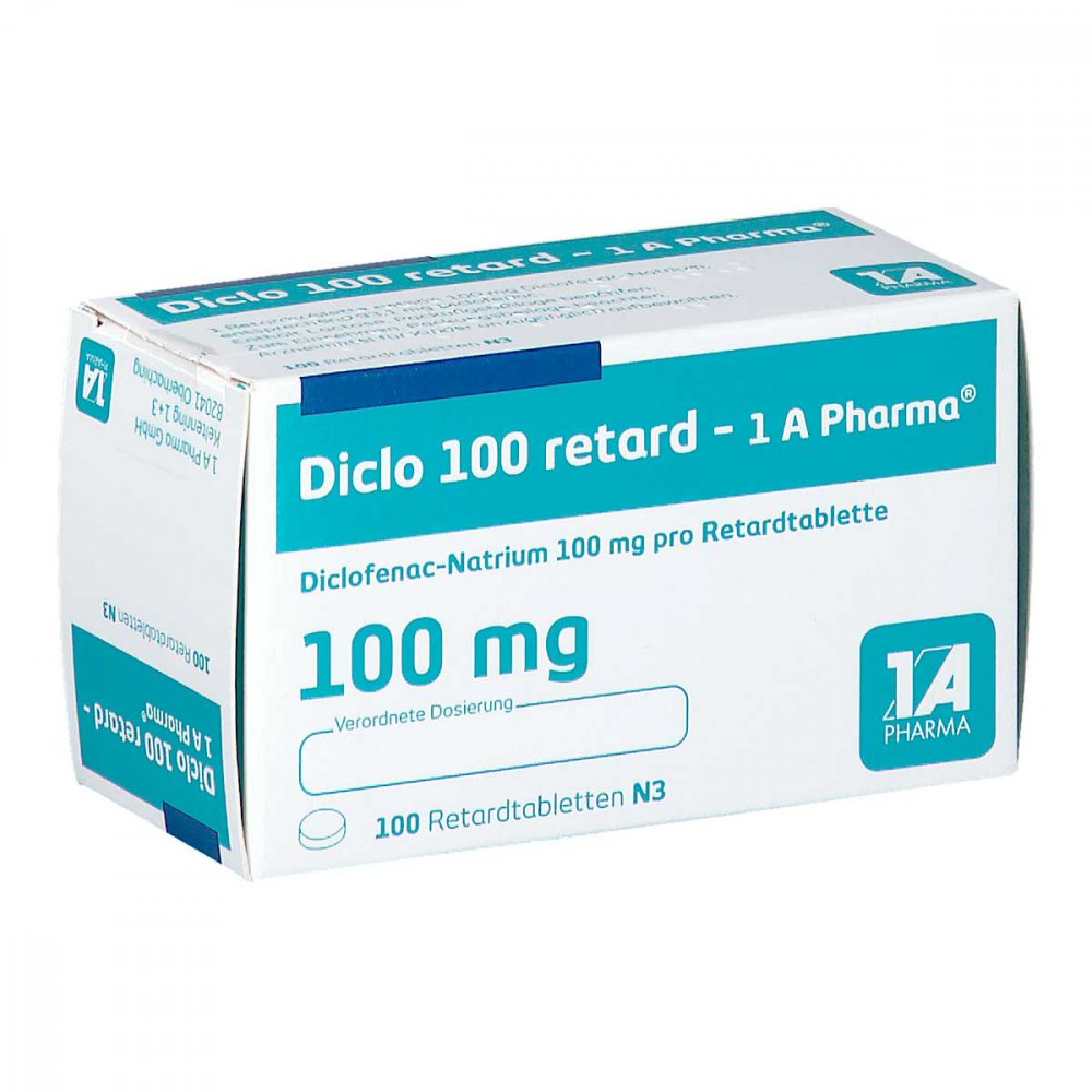 Diclo 100 Retard-1a Pharma Retardtabletten (100 stk)