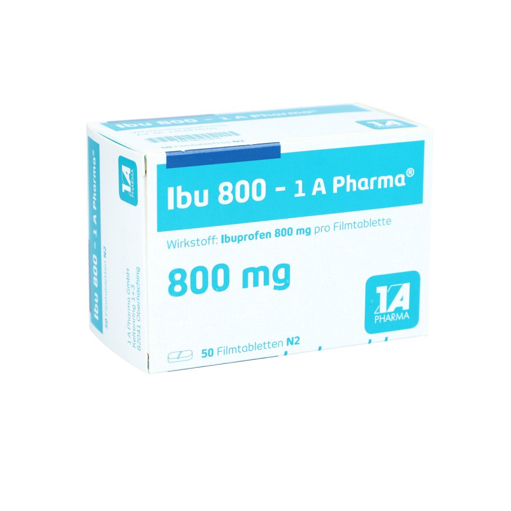 Ibu 800-1a Pharma Filmtabletten (50 stk)